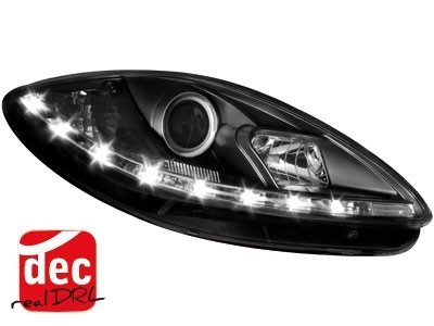 Headlights Seat Leon/ Altea / Altea XL 09- Devil Eyes Dlite LED