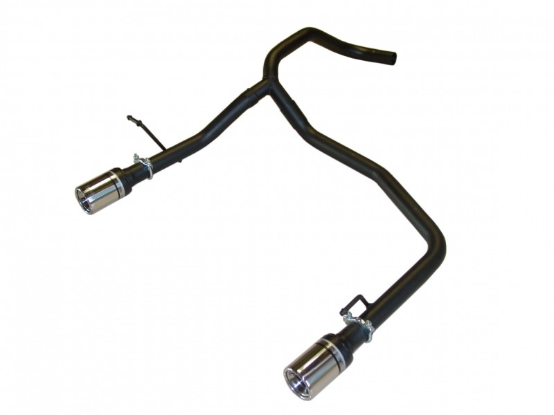 Muffler Skoda Citigo 5 deurs RVS eindstuk 80mm rond
