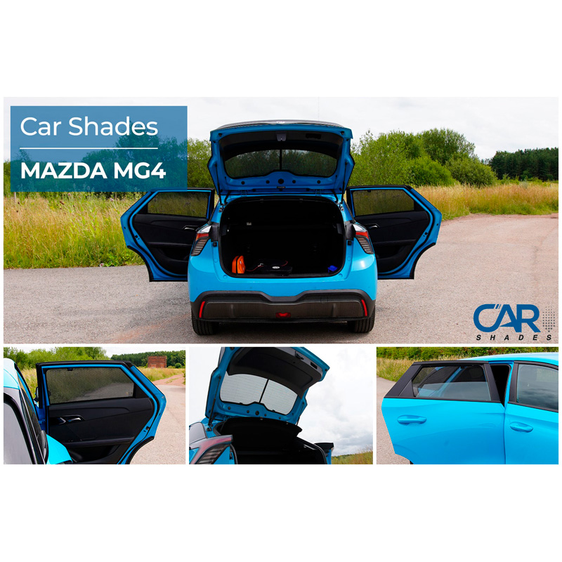 Set Car Shades  MG 4 (EV) 2022- only for models without rear windscreen wiper (4-pieces)