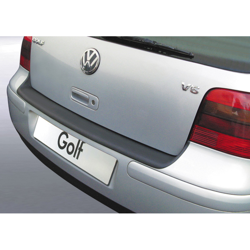 ABS Rear bumper protector  Volkswagen Golf IV 3/5 doors Black