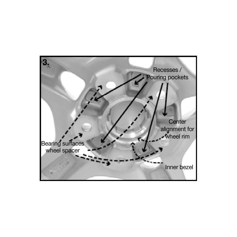 H&R DRM-System Wheelspacers 15mm 4x95,25 -  Hub 56,7mm - Bolt size M12x1,5 -  Lotus/MG