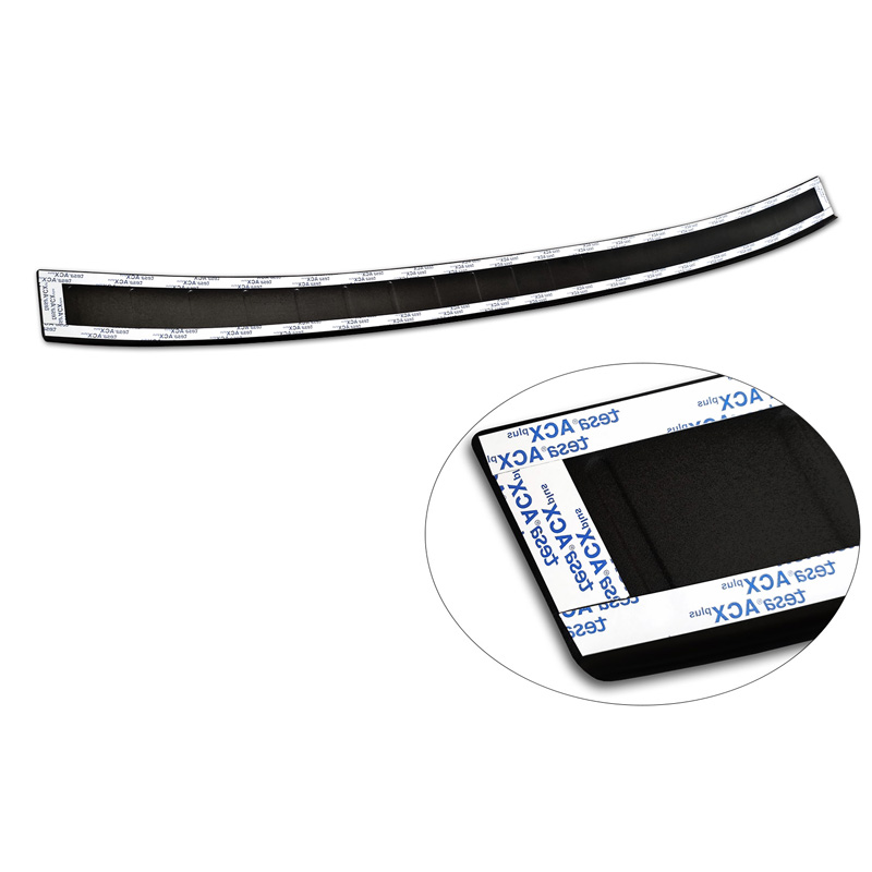 Matt Black Stainless Steel Rear bumper protector  Mazda CX-60 (KH) 2022- 'Ribs'
