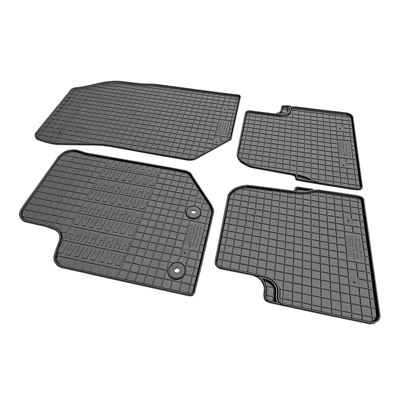 Rubber car mats set  Jeep Avenger (petrol) 2023- (4-pieces + fixing system)