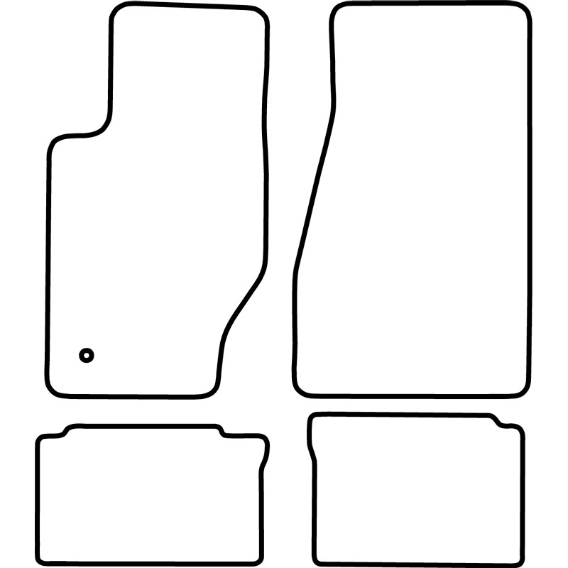 Set car mats  Jeep Grand Cherokee 2005-2010