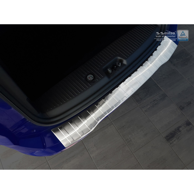 Stainless Steel Rear bumper protector  Ford Tourneo Courier/Transit Courier 2014- 'Ribs'