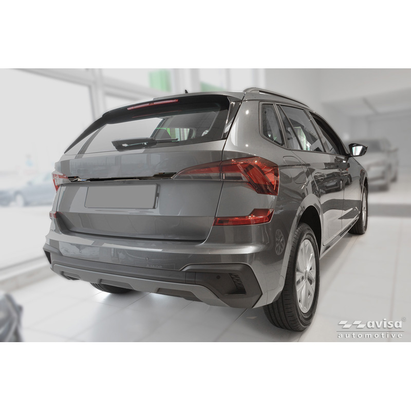 Avisa Black Chrome Stainless Steel Tailgate Trim  Skoda Kamiq (NW4) 2019-2024 & Facelift 2024-
