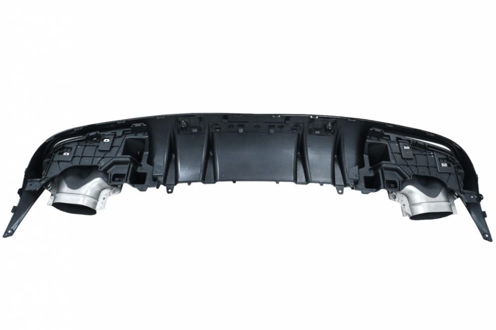 Diffuser passend voor Mercedes C205 A205 Coupe / Cabrio 15-19 C43 Design
