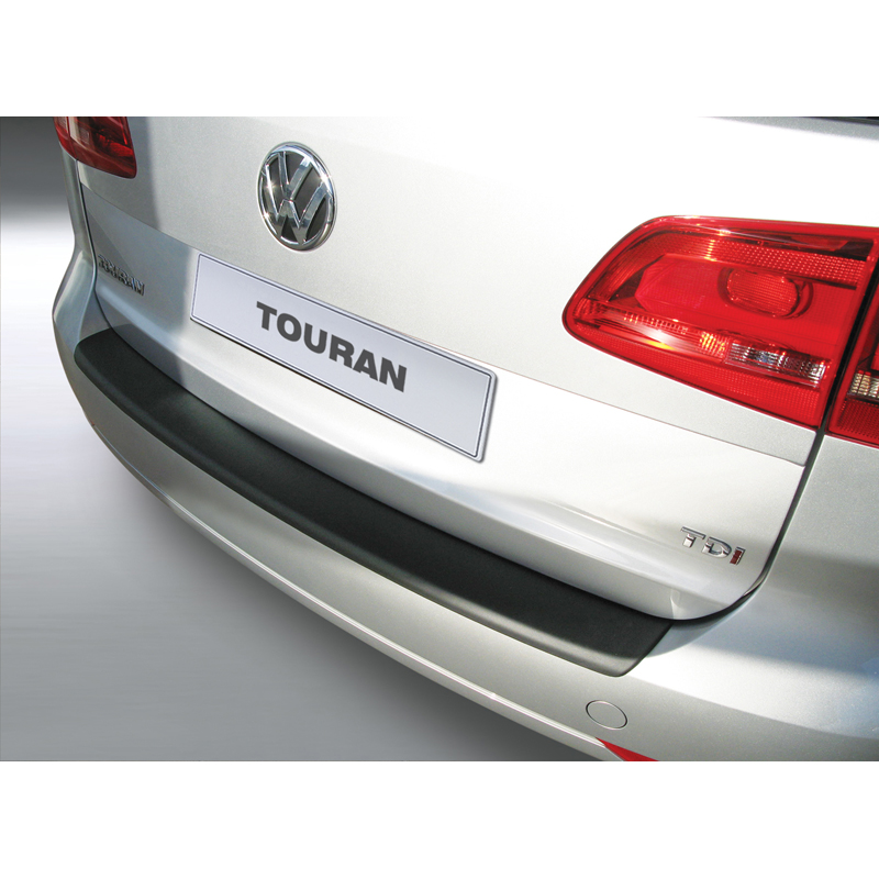 ABS Rear bumper protector  Volkswagen Touran 2010-2015 Black