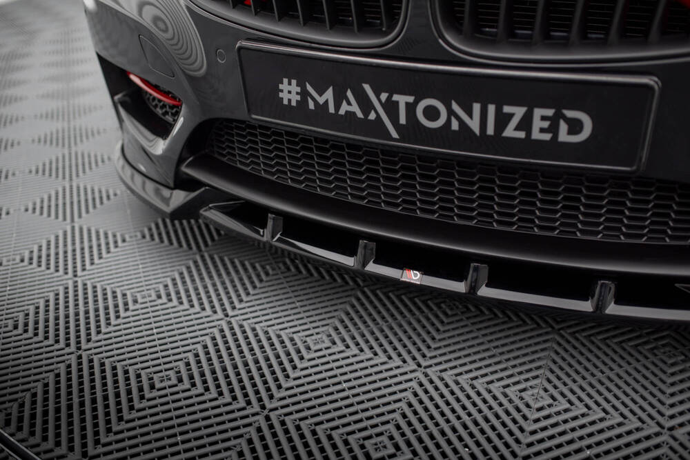 Voorspoiler passend voor BMW Z4 M Pakket E89 FL Maxton Glans Zwart