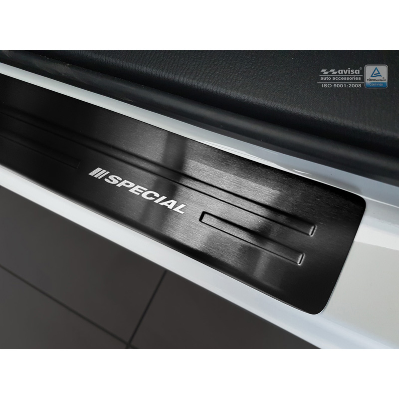 Black Stainless Steel Door sill protectors  Mazda CX-5 2012-2017 4-pieces