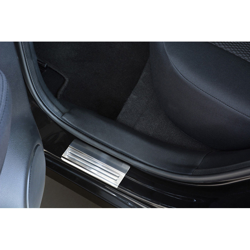 Inox door sill protectors  Nissan Qashqai II 2014-2021 - 'Special Edition' - 4-pieces