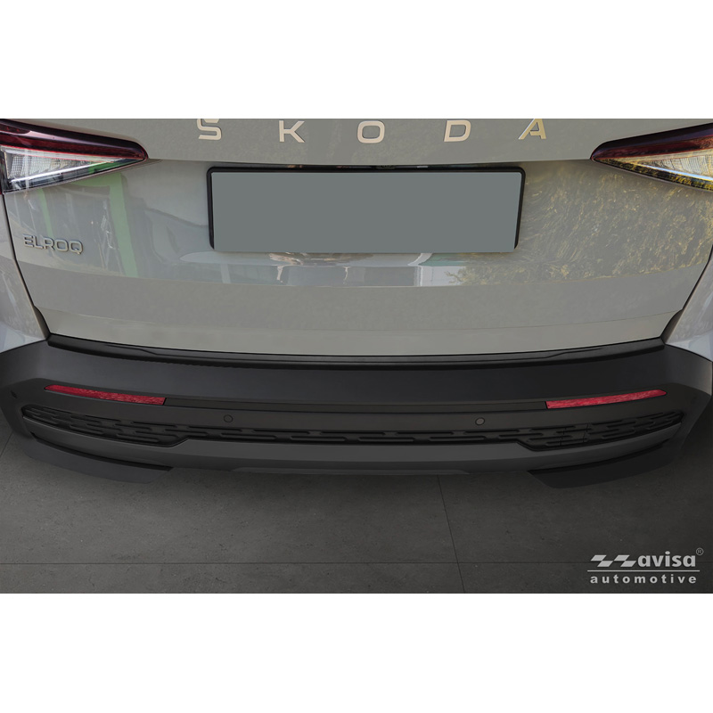 Avisa Stainless Steel Rear Bumper Protector  Skoda Elroq 2024- - Matt Black