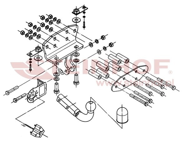Trekhaak Lexus LX 570 2008-....