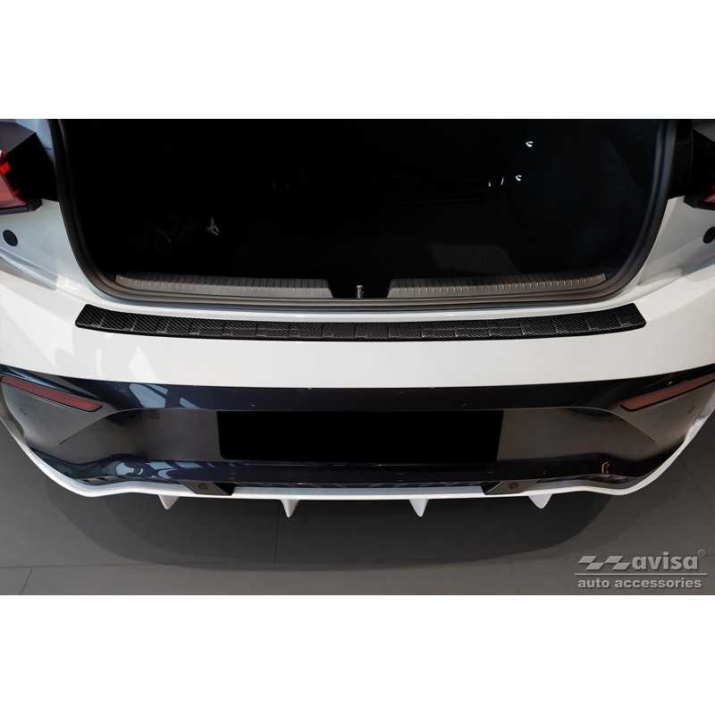 Real 3D Carbon Rear bumper protector  Cupra Born 2021- 'Ribs'