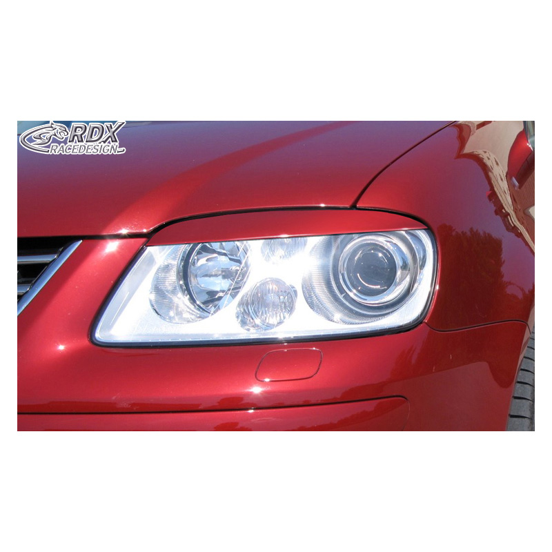 Head light spoilers  Volkswagen Touran 1T 2003-2006 & Caddy 2004-2010 (ABS)