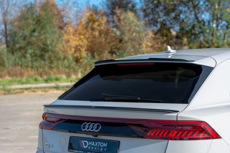 Spoiler passend voor Audi Q8 S-Line / SQ8 Maxton Glans Zwart