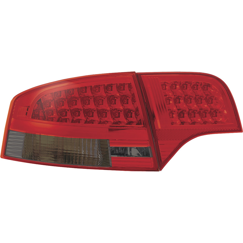 Set LED Tail Lights  Audi A4 B7 Sedan 2005-2009 LED - Red/Smoke