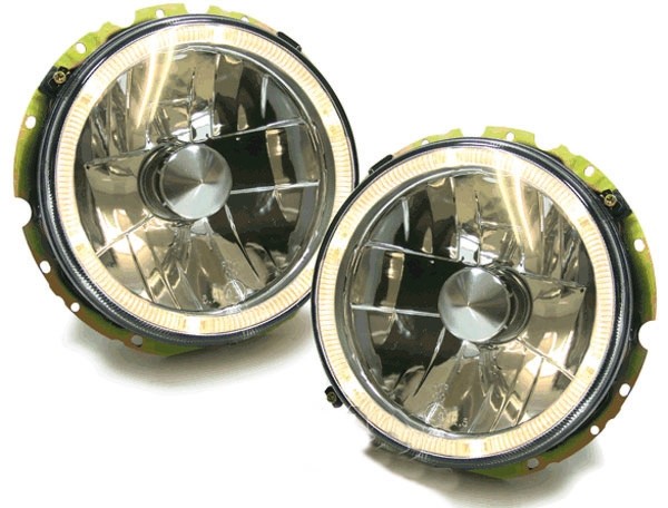 Headlights VW Golf I 74-83 Angel Eyes