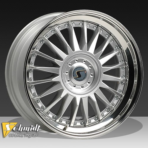 Schmidt CC Line Velgen (Rad-Inox) 3dlg zilver 12,5 - 13x22
