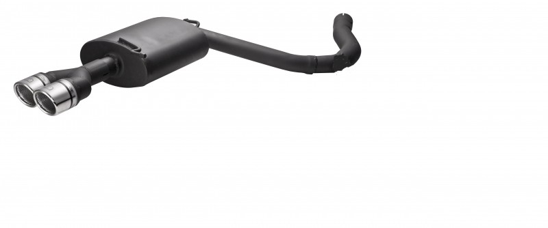 muffler Audi A4 8E/B7 2005-2008 RVS eindstuk 2x70mm