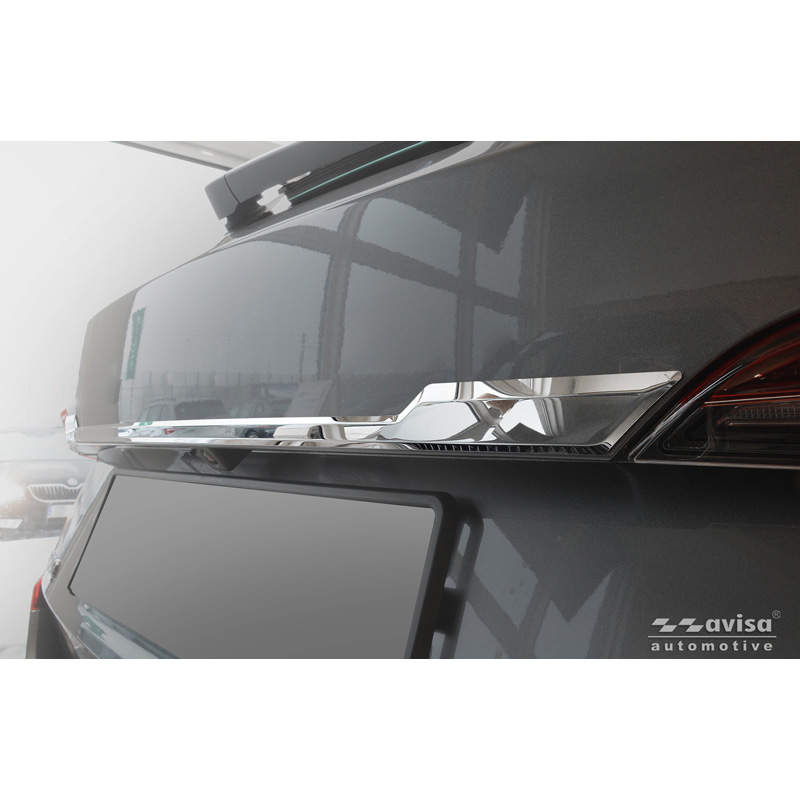 Avisa Chrome Stainless Steel Trunk Tailgate Trim Cover  Skoda Kamiq (NW4) 2019-2024 & Facelift 2024-