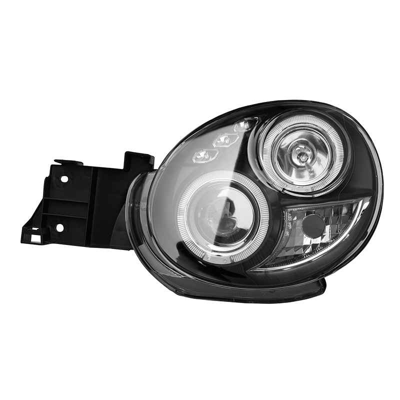 Set Headlights  Subaru Impreza 2000-2003 - Black - incl. Halos