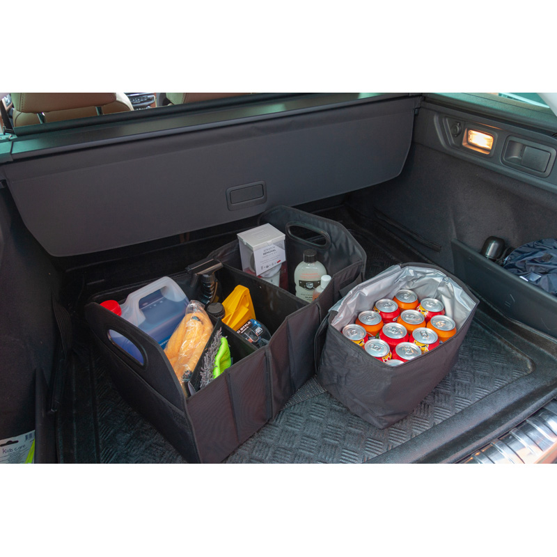 Comfortline Foldable Trunk Organizer - Black - incl. Cooler compartment