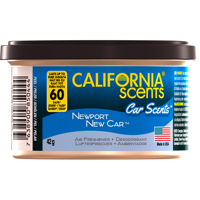 California Scents Air freshener - Newport New Car - Can 42gr