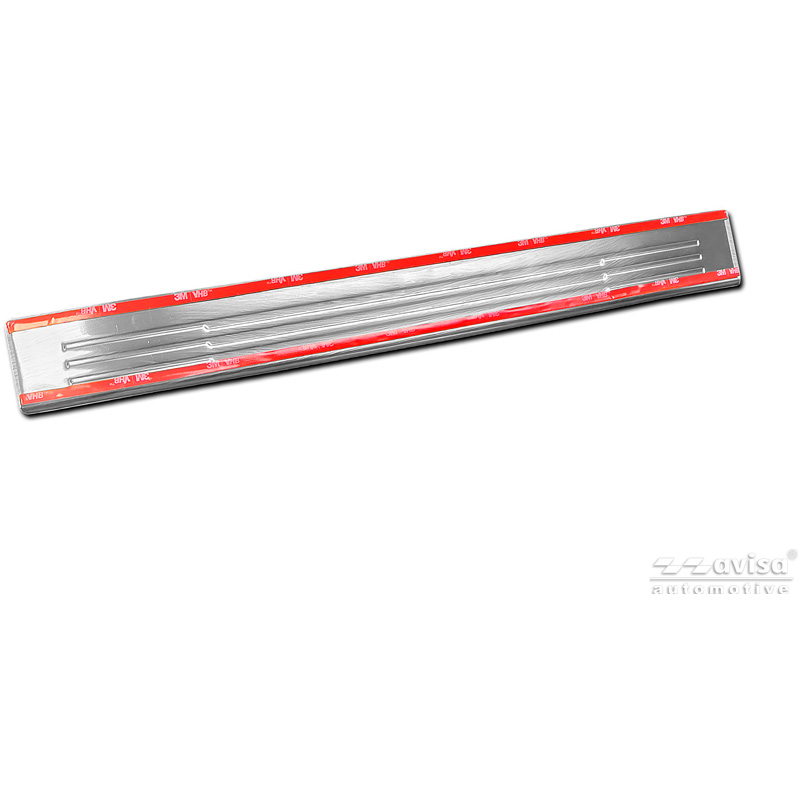 Avisa Inox door sill protectors  Mazda CX-5 III 2025- - 'Lines' - 4-pieces