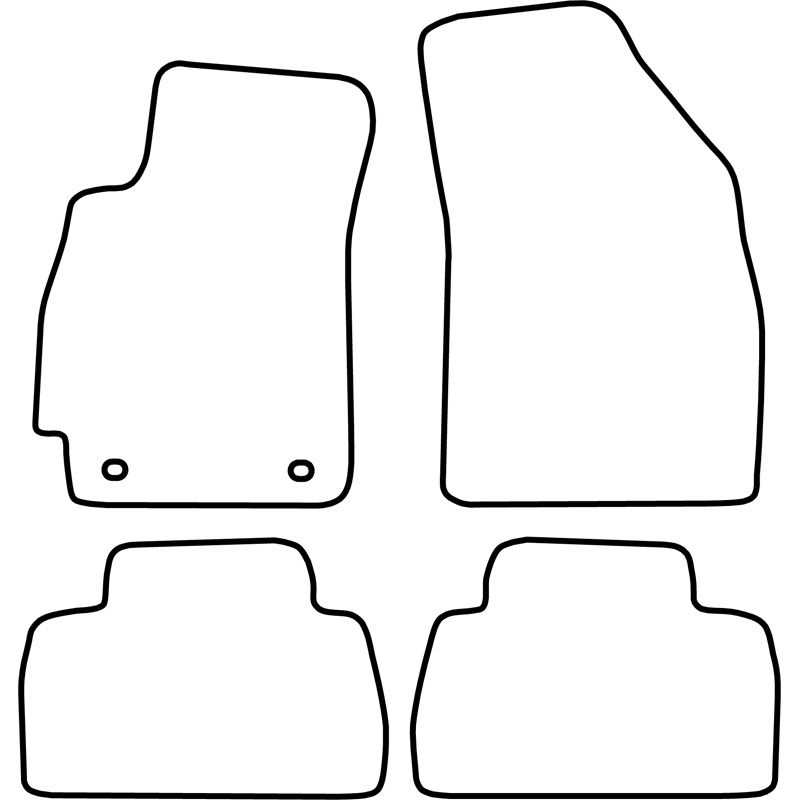 Set car mats  Daewoo Nubira 2000-2003