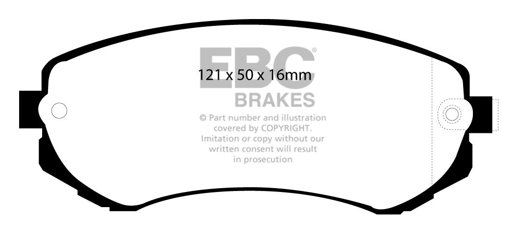 EBC Brakes NISSAN 180SX 1.8 Turbo 89-90 Remblokken voorzijde