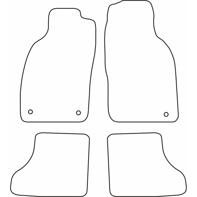 Set car mats  Saab 9-3 Convertible 1998-2002
