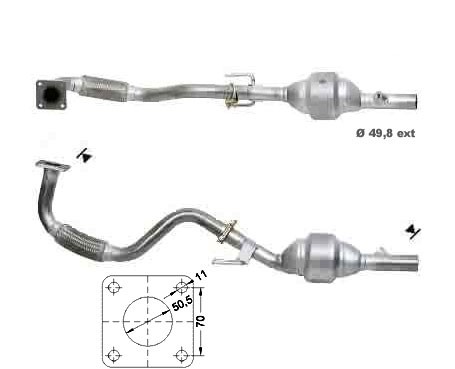 Seat IBIZA 1.4i 16V 1390 cc 55 Kw / 75 cv AUA Magnaflow CAT Bouw