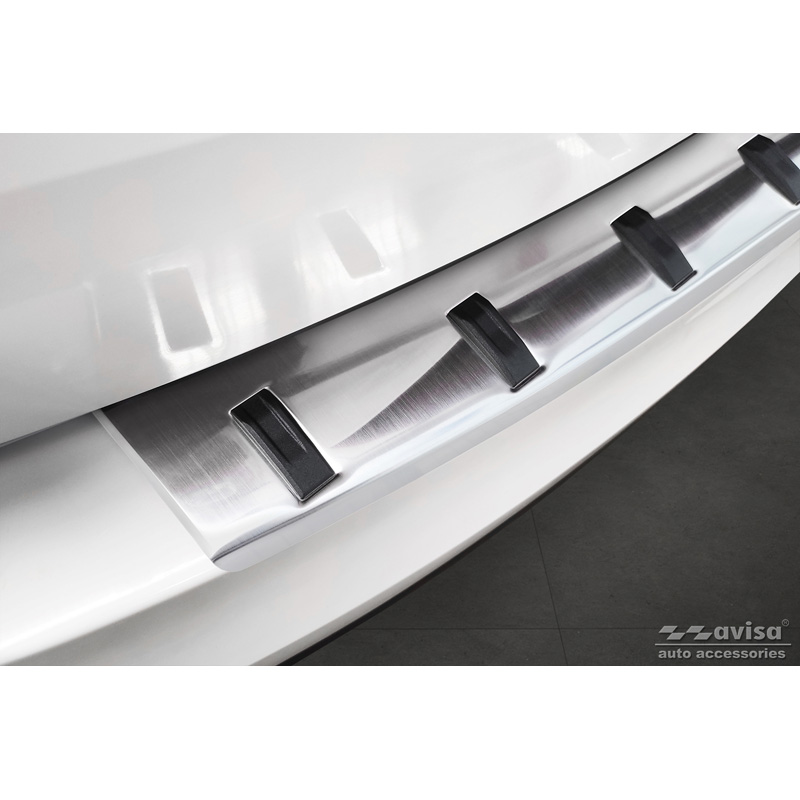 Stainless Steel Rear bumper protector  Skoda Octavia III 2013-2017 'STRONG EDITION'