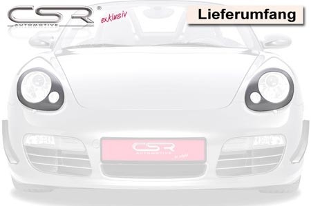Headlightspoilers Porsche Boxster 987, Cayman