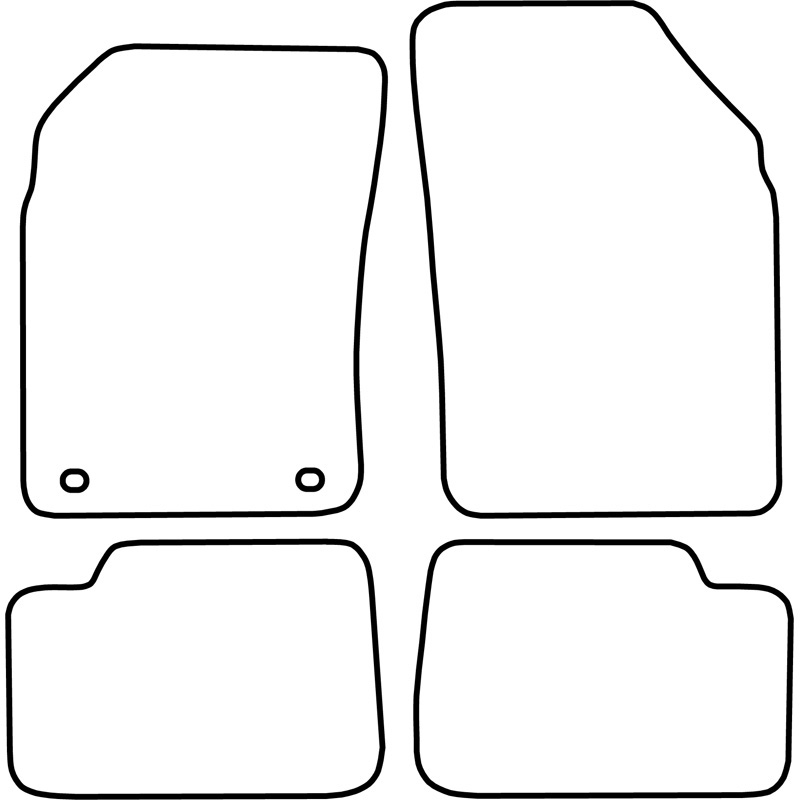 Set velour car mats  Nissan Micra 1992-2003