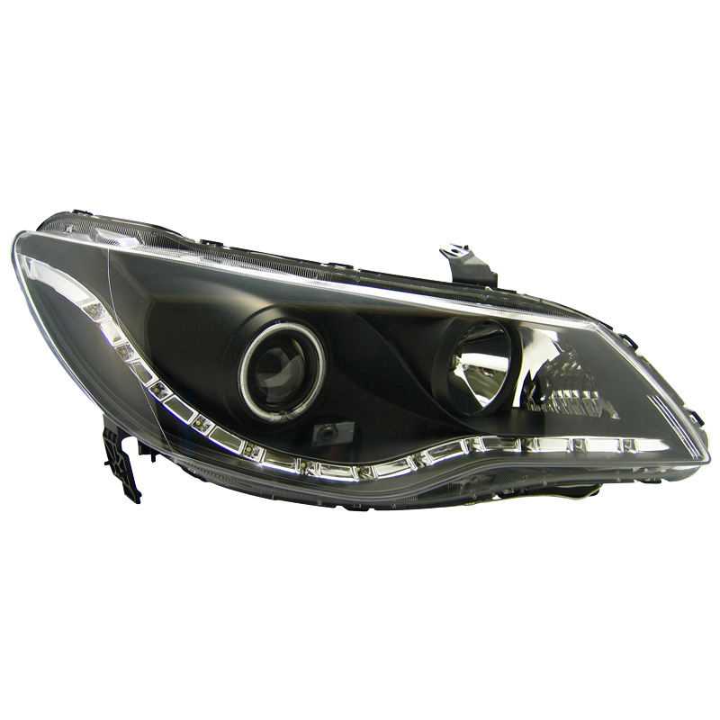 Set Headlights in DRL-Look  Honda Civic Sedan (Hybrid) 2005-2008 - Black