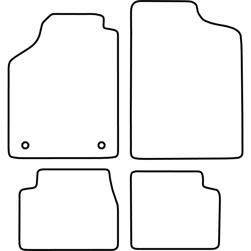 Set car mats  Daihatsu Charade 1993-2001
