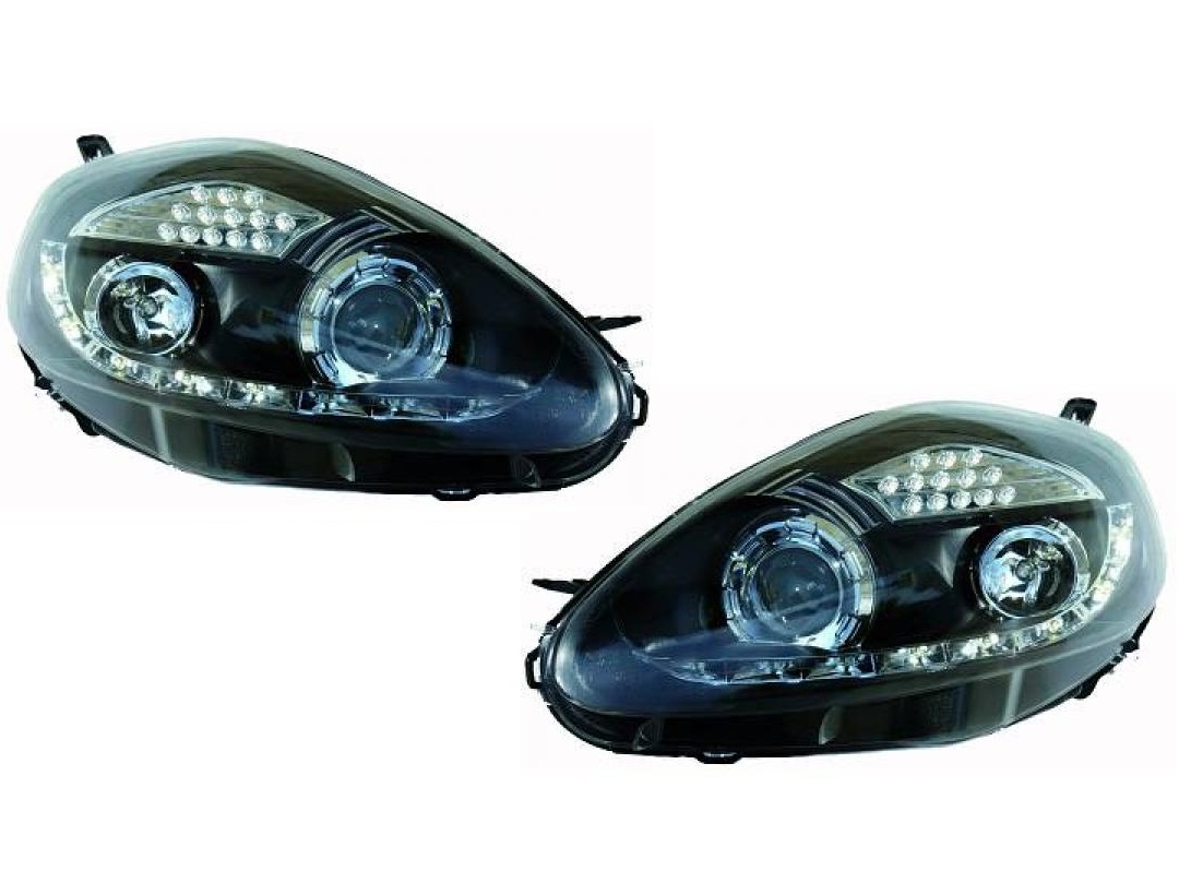 Headlights set Grande Punto 05-10 / 08