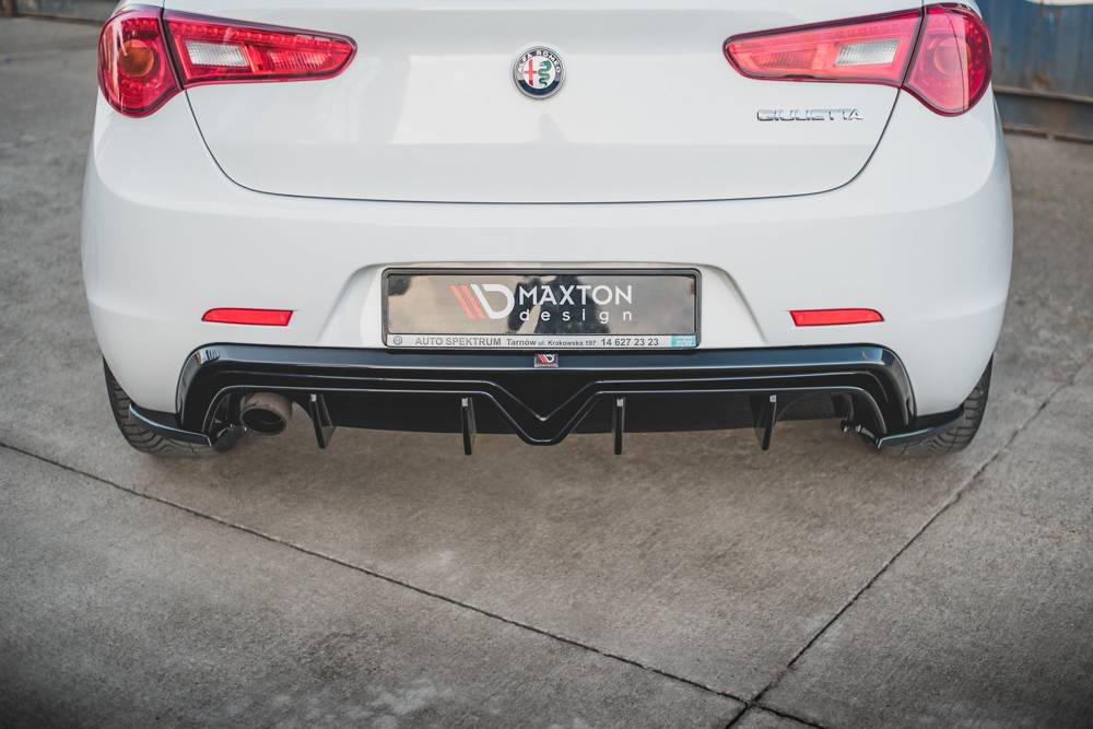 Diffuser Alfa Romeo Giulietta Facelift Glanzend Zwart Enkel
