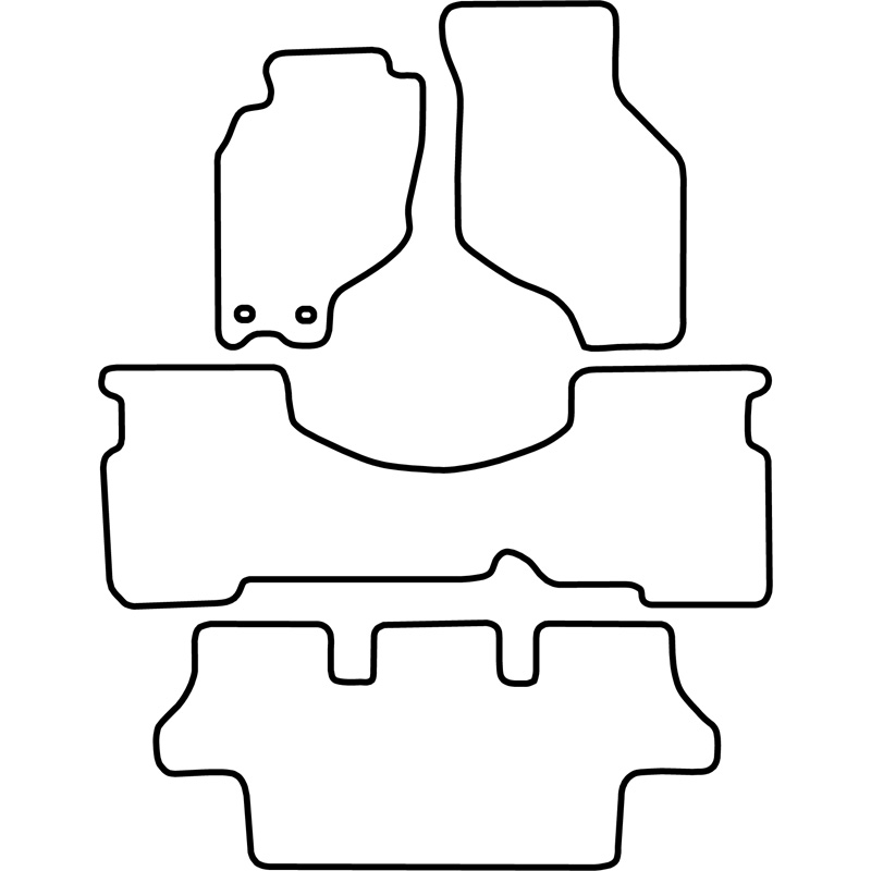 Set car mats  Kia Joice 1999-2003