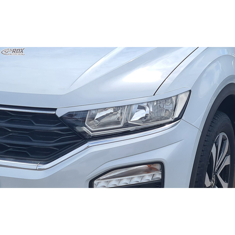 Head light spoilers  Volkswagen T-Roc (A1) 2017-2021 (ABS)
