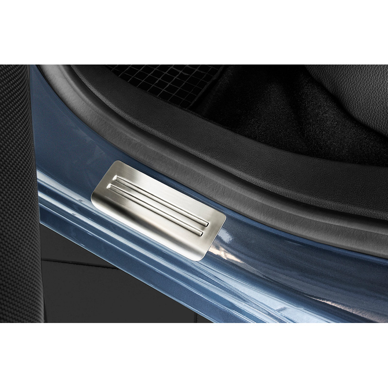 Inox door sill protectors  Opel Astra J HB/Sedan/Sportstourer 2010- - 'Exclusive' - 4-pieces