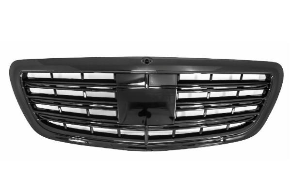 Grill passend voor Mercedes W222 S65 Design Glans Zwart