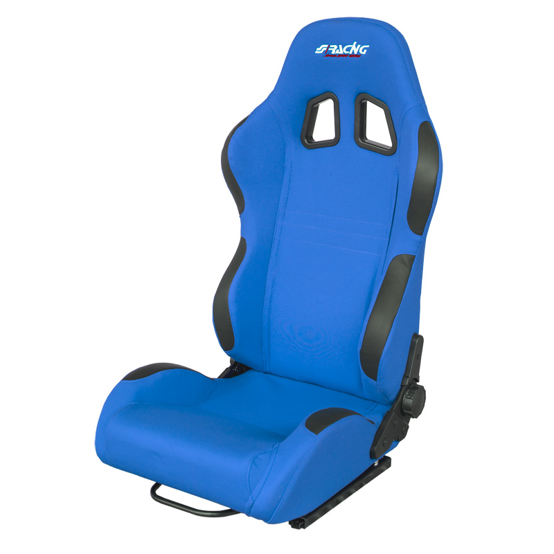 Simoni Racing Sport Seat Jenson - Blue - Dual-Side Reclinable - incl. Sliders