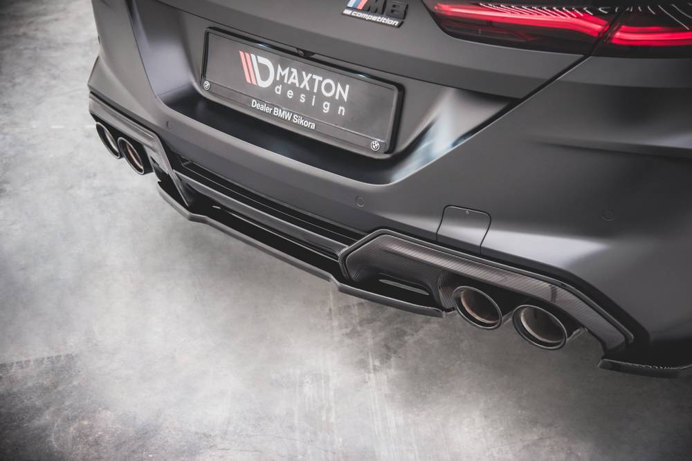 Diffuser passend voor BMW M8 Gran Coupe Maxton Glans Zwart