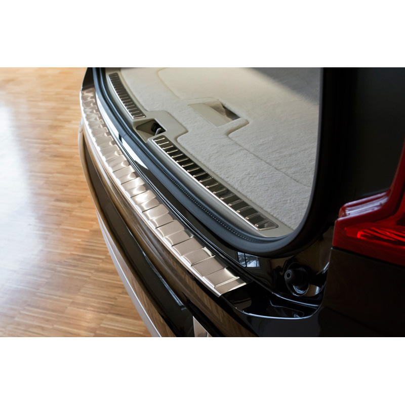 Stainless Steel Rear bumper protector  Volvo XC90 2015-2019 & all Facelift models 'Ribs'