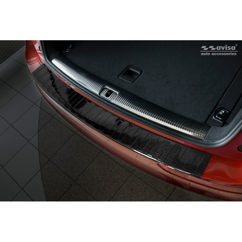 Real 3D Carbon Rear bumper protector  Audi Q5 2008-2016