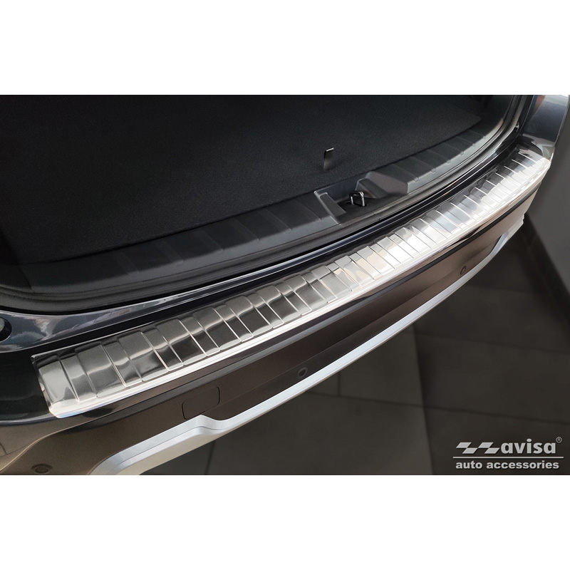 Stainless Steel Rear bumper protector  Subaru Forester (SK) 2018-2024 'Ribs'