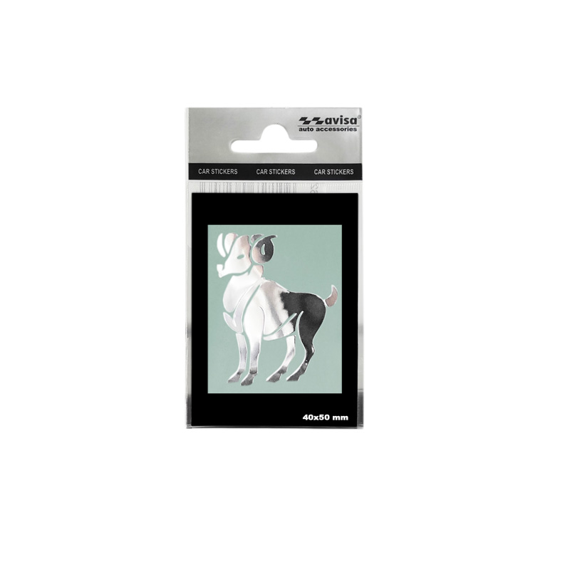 Nickel Sticker 'Aries' - 50x40mm